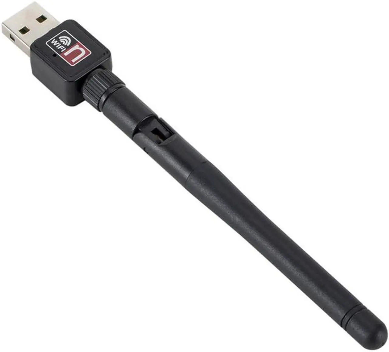 Alt view image 4 of 4 - USB Wifi Adapter Mini Wireless Network Card Dongle with Additional Antenna for Desktop Laptop
