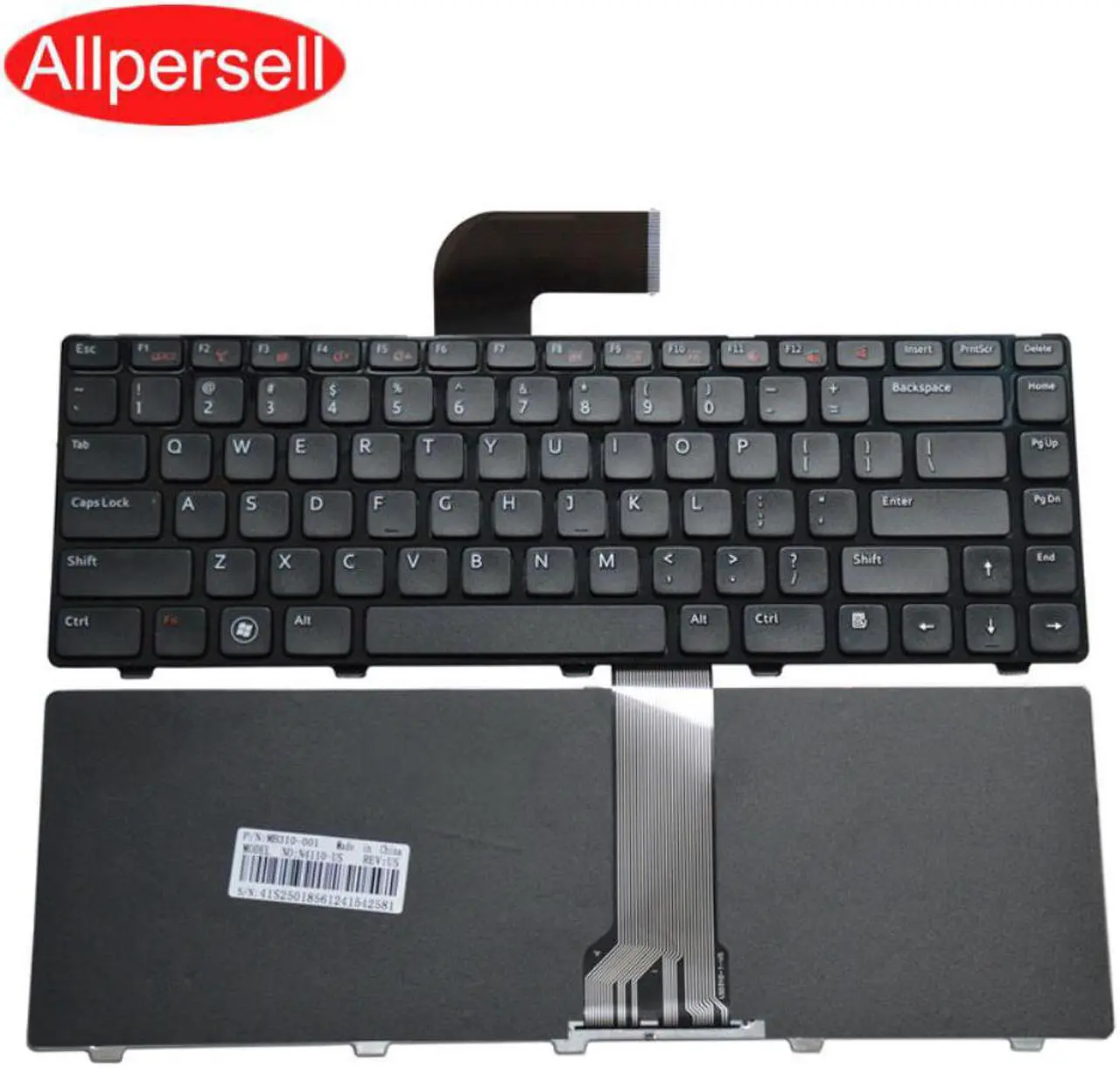 Main image of Laptop keyboard For Dell Vostro V1440 V1450 v2420 2520 1440 1450 Black