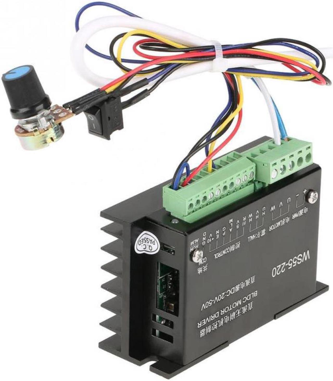 Alt view image 3 of 5 - 3 Phase BLDC Motor Controller DC 48V 500W CNC Brushless Spindle Motor Driver