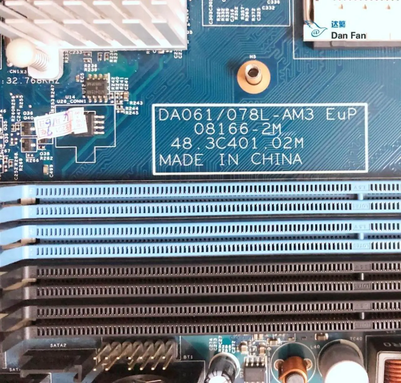 Alt view image 2 of 3 - DA061/-078L-AM3 DDR3 Desktop Motherboard For gateway ACER SX2311 X3400 AX3400 X5400 Motherboard 08166-2M 48.3C401.02M