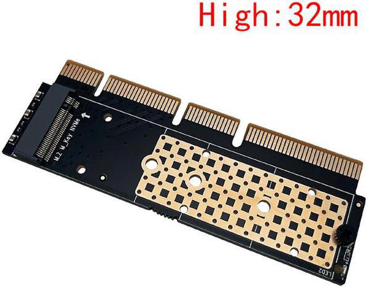 PCIE to M2 Adapter Add On Cards M Key NVME M2 SSD PCIE Adapter M.2 PCIE Card Riser 64G PCI Express 4.0 X4 X8 X16 for Chia Mining