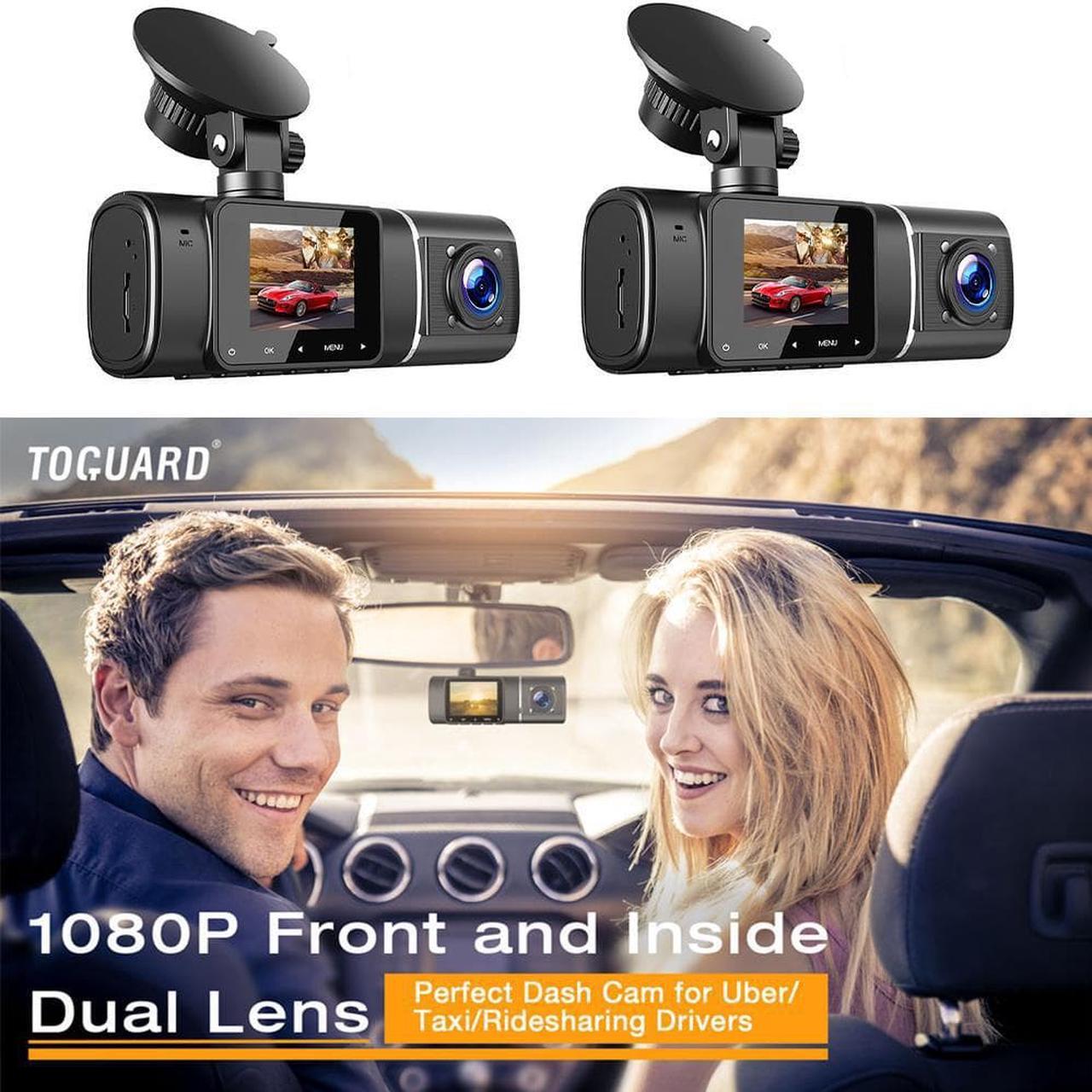 Alt view image 4 of 4 - 1.5 Inch LCD Dual Dash Cam FHD 1080P IR Night Vision Car DVR Driving Recorder