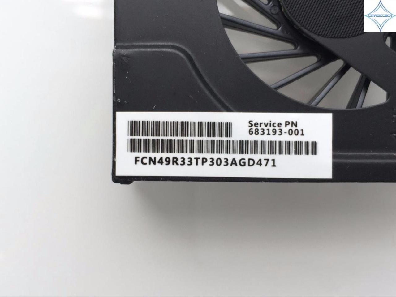 Alt view image 3 of 3 - For HP G7-2000 G4-2000 G6-2000 683193-001 Kipo 055417R1S FAR3300EPA DFS531205MC0T FB5S 4PIN Laptop Cpu Cooling Fan