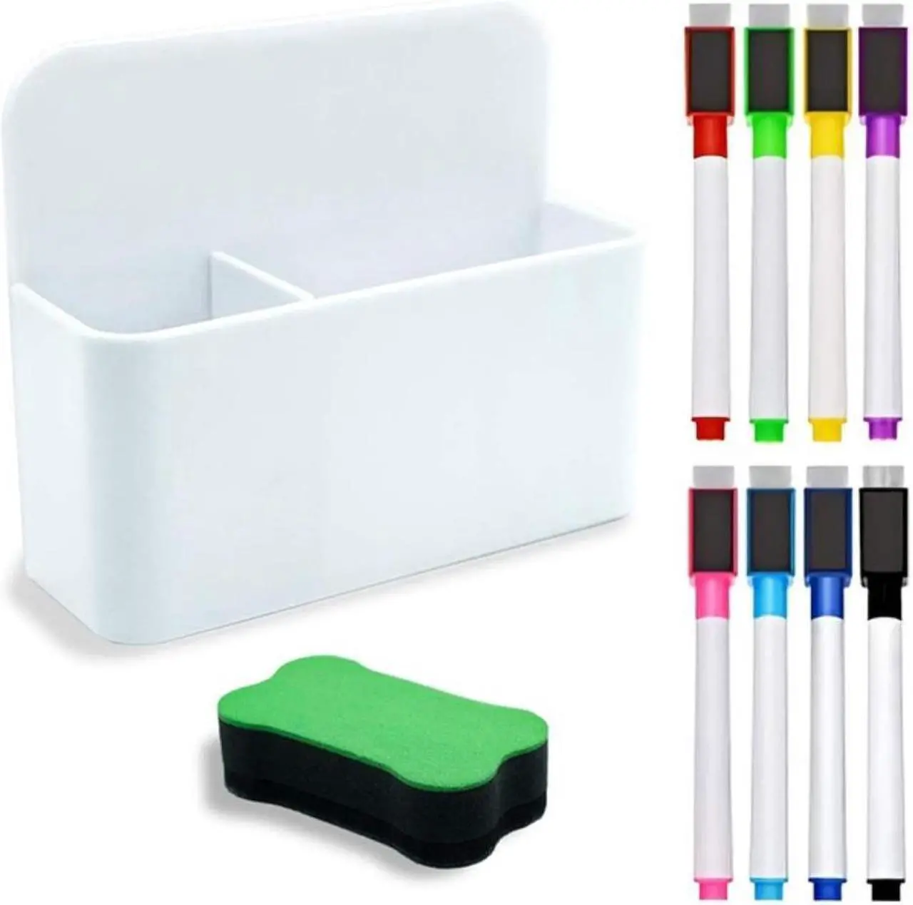 Simetufy 2 Pack Magnetic Dry Erase Marker Holder, Whiteboard Marker - View #5