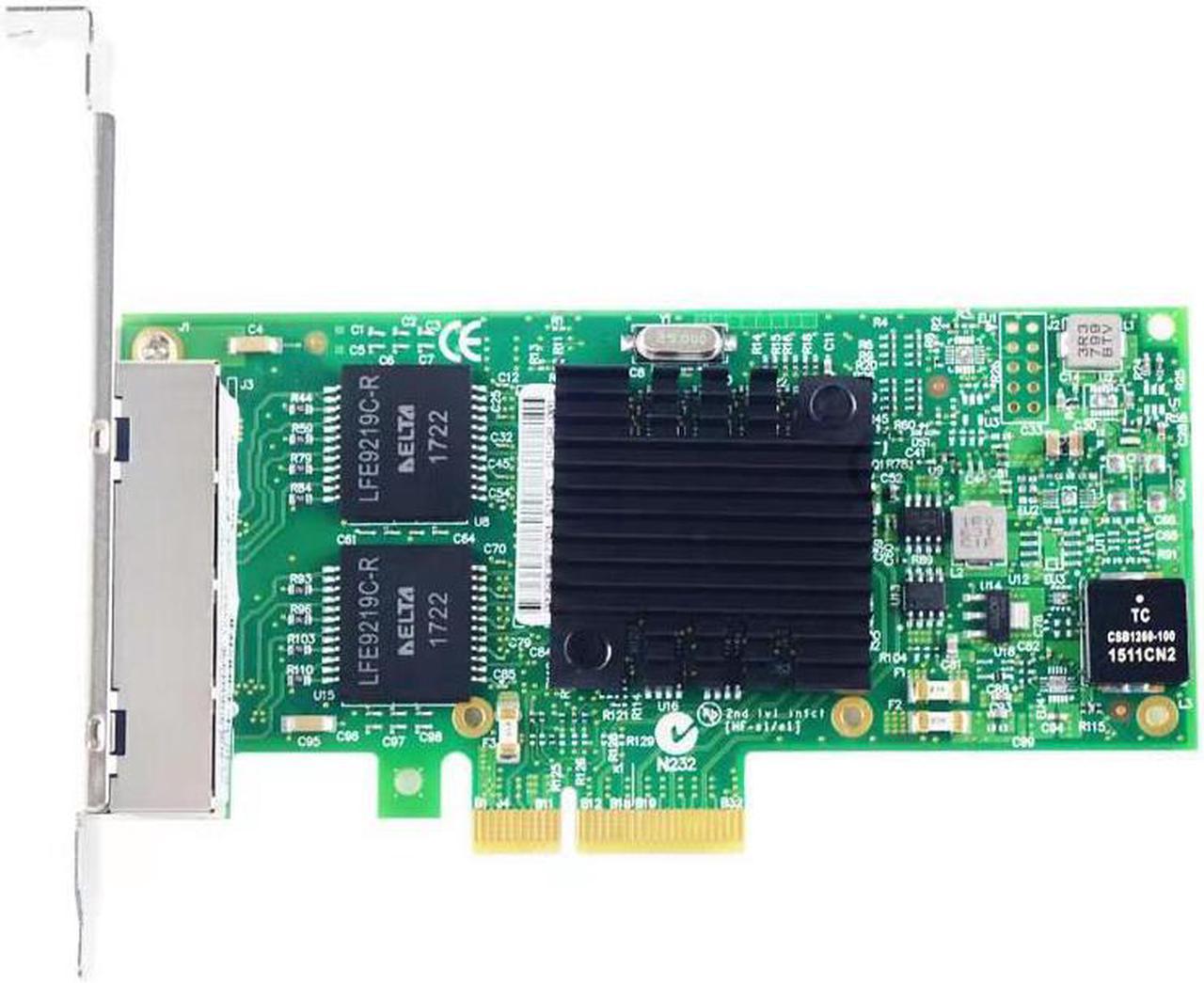 Ethernet Server Adapter I350-T4V2 - PCI Express 2.1 x4-4 Port(s) - 4 x Network (RJ-45)