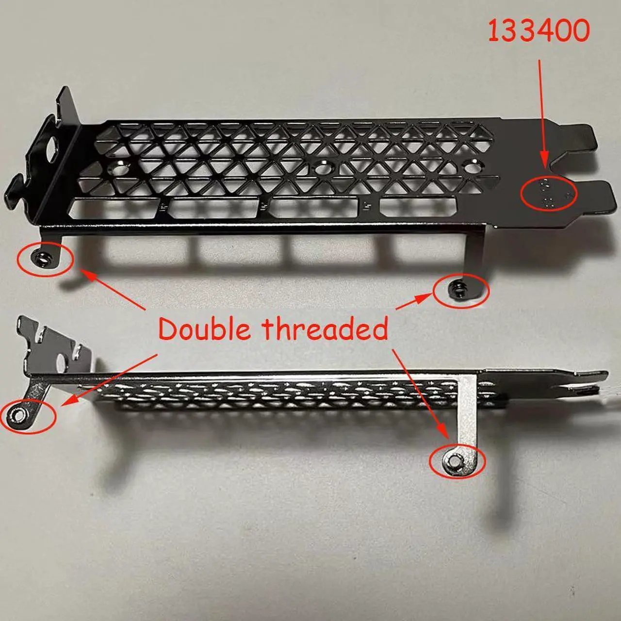 Alt view image 2 of 2 - 1Pcs For Lenove Dell Zotac RTX3060Ti RTX3070 RTX3080 RTX3090 Series Graphic Card I/O Shield Back Plate BackPlate Blende Bracket