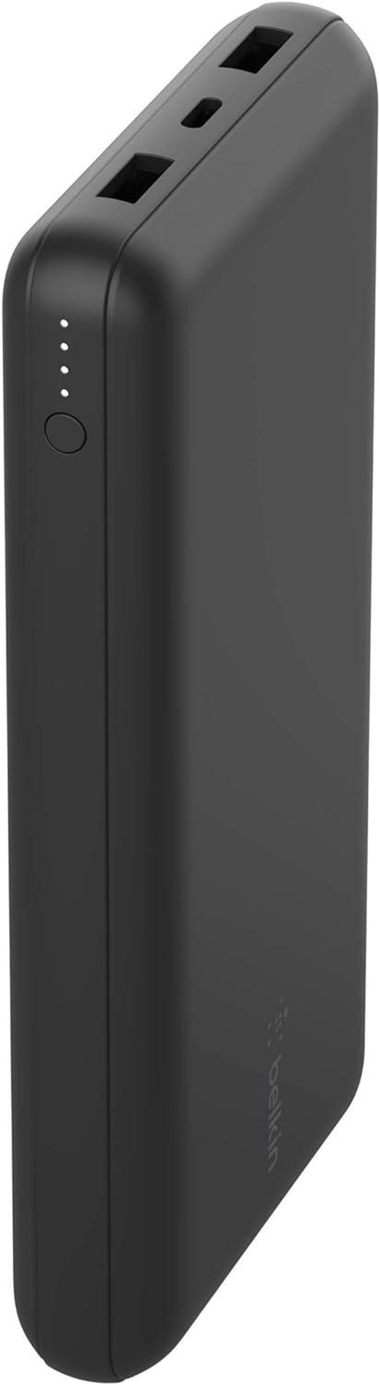 Main image of BoostCharge USB-C Portable Charger 20k Power Bank w/ 1 USB-C Port and 2 USB-A Ports with USB-C to USB-A Cable for iPhone 15 15 Plus 15 Pro 15 Pro Max  Galaxy S24 & More - Black