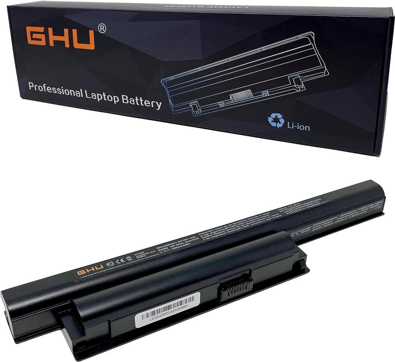 Main image of GHU New Battery 58 WH Replacement for VGP-BPS22 BPS22 VGP-BPS22A VGP-BPL22 VGP-BPS22/A Compatible for Selected Sony VAIO Notebook Battery 6-Cell 5200mAh 58Wh