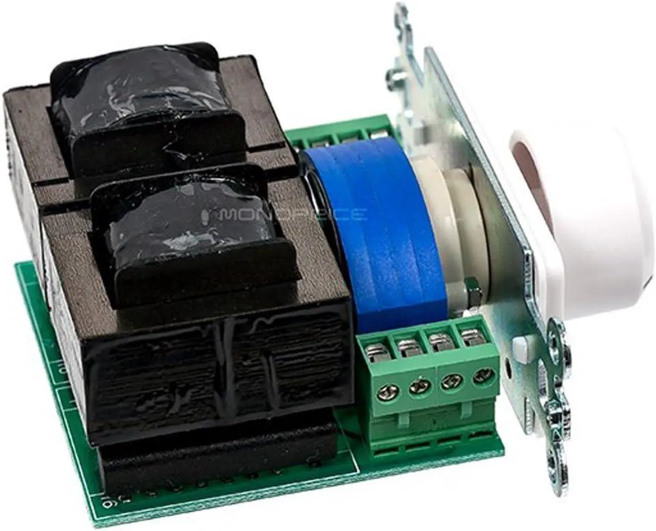 Alt view image 4 of 4 - Monoprice Speaker Volume Controller - Rotary Type, 100 Watts Per Channel, 4-16 Ohms, Single Gang, White