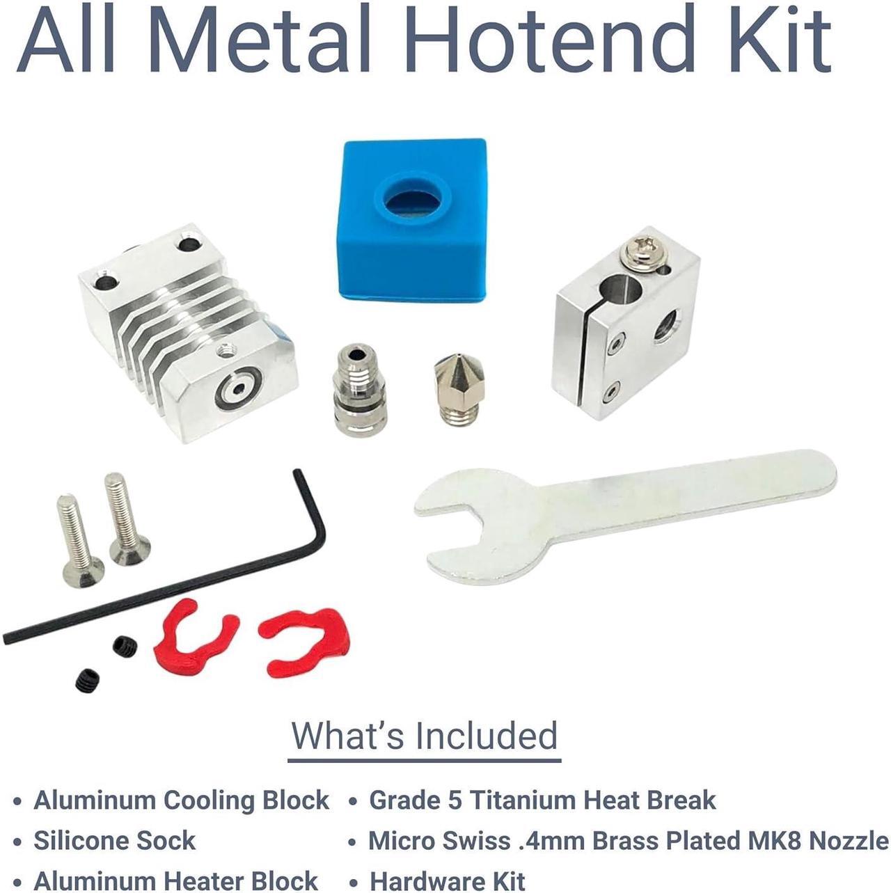 Alt view image 2 of 3 - Micro-Swiss All Metal Hotend Kit for Creality CR-10 / CR10 / CR10S / Ender 2 / Ender 3 Ender 5 Printers .4mm