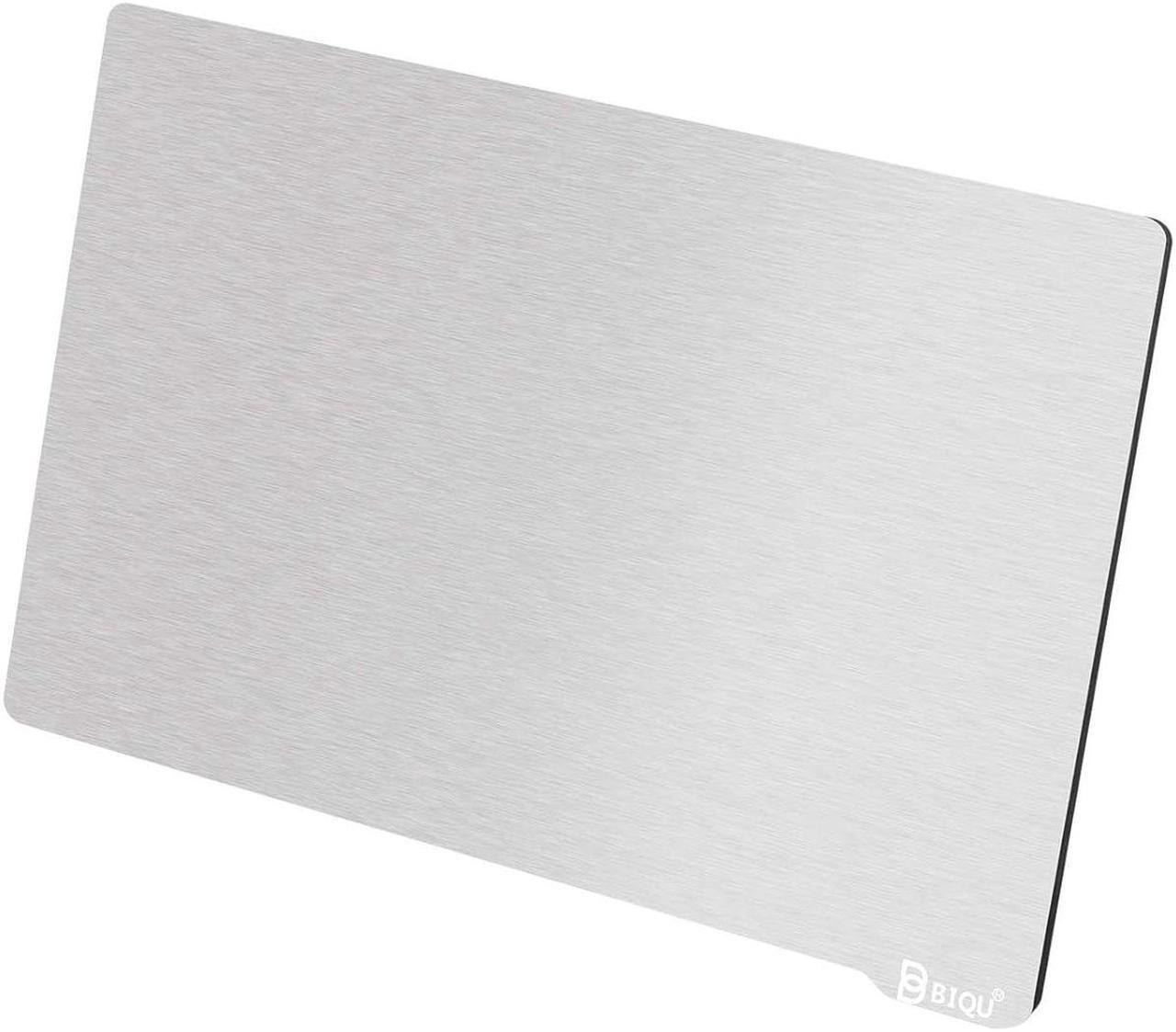 Alt view image 7 of 7 - BIQU Resin Build Plate+Magnetic Sheet,202X128mm Resin Flexible Steel Plate Flex Bed for Anycubic Mono X,Anycubic Photon X,Smart kumitsu KL9 3D Printer(8x5inch),Sliver