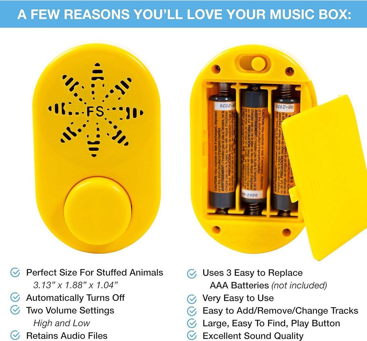Alt view image 4 of 6 - Sound Module - Holds 70+ Songs in Voice Recorder for Stuffed Animals Recordable Voice Box