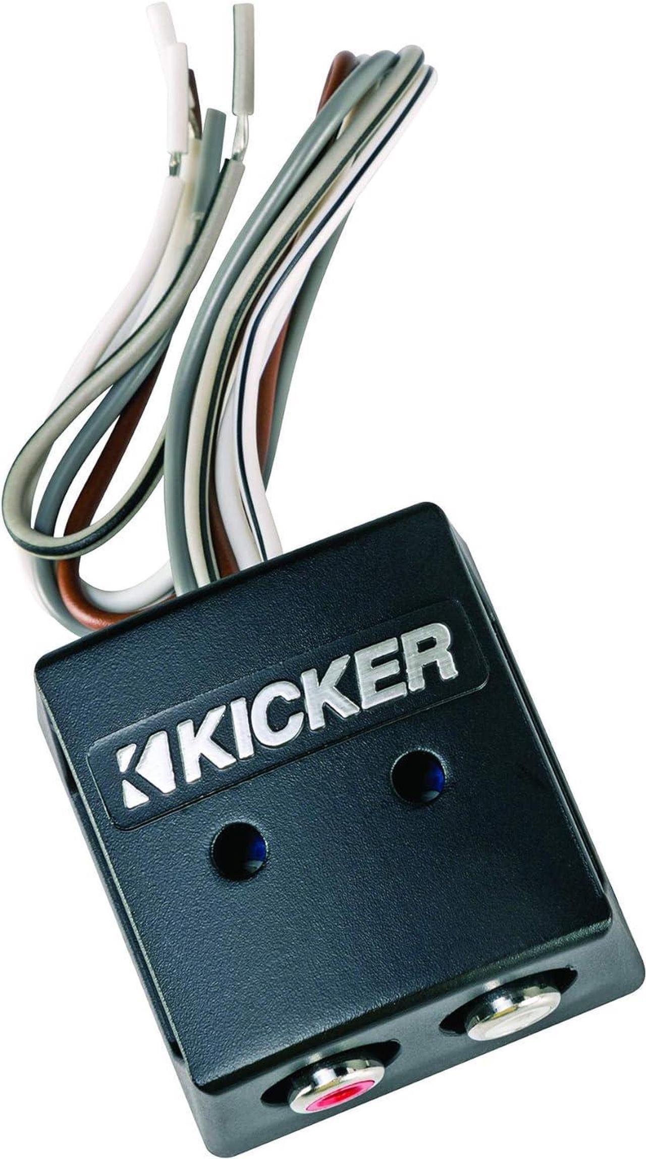 Alt view image 3 of 3 - Kicker 46KISLOC K-Series Interconnect, Speaker to RCA W/Line-Out Converter
