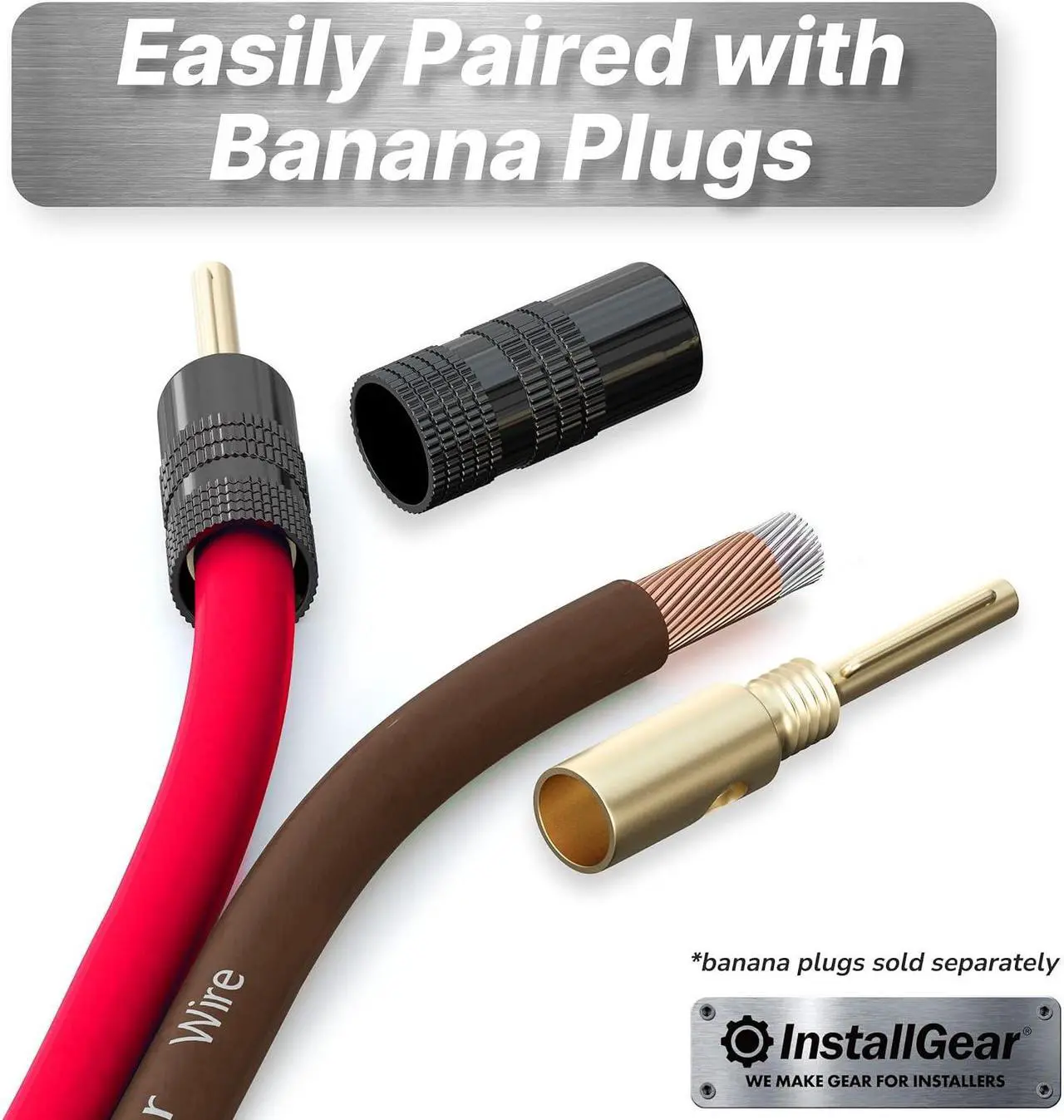 Alt view image 5 of 6 - InstallGear 16 Gauge Wire AWG Speaker Wires True Spec and Soft Touch Cable Wire (100ft Red/Black) | Car Speaker Wire, Stereos, Home Theater Speakers, Surround Sound, Radio | 16 Gauge Speaker Wire