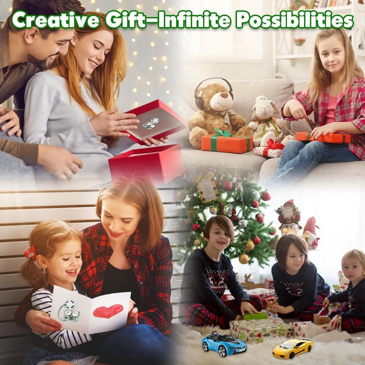 Alt view image 2 of 7 - Icstation DIY Light Sensor Sound Module, Micro USB Recordable Sound Chip 8M Memory Speaker Talking Programmable Music Player Box for Birthday Greeting Card Mother's Day Father's Day