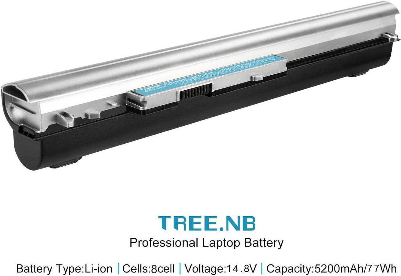 Alt view image 2 of 2 - TREE.NB 8-Cell Long Life Spare 728460-001 752237-001 776622-001 LA04 Battery for HP Pavilion 14 15 TouchSmart Series, HP 248 G1, HP 340 G1, HP 350 G1, Silver and Black