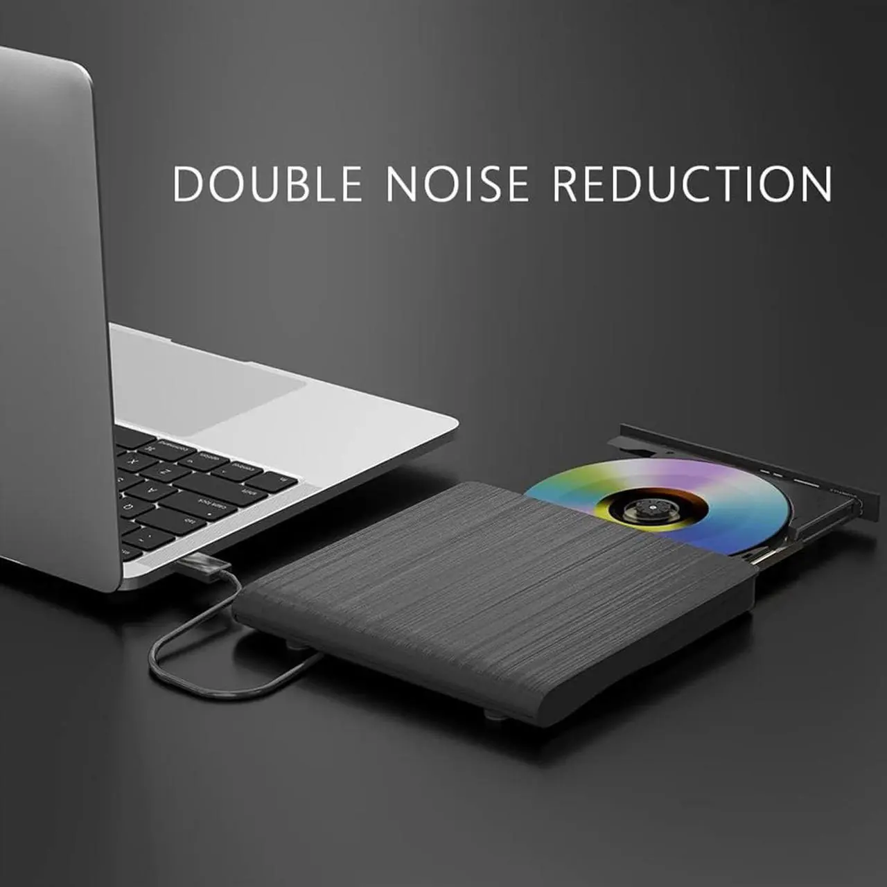 Alt view image 4 of 7 - External CD Drive Portable Drive USB3.0 Portable Drive Can Read DVD/CD is Suitable External CD/DVD Drive for Laptop/Desktop/Windows10/8/7/XP