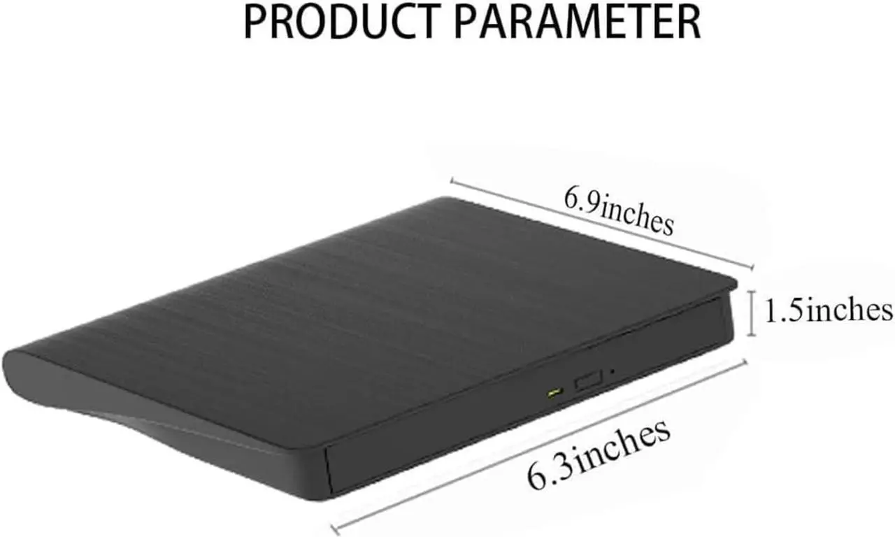 Alt view image 6 of 7 - External CD Drive Portable Drive USB3.0 Portable Drive Can Read DVD/CD is Suitable External CD/DVD Drive for Laptop/Desktop/Windows10/8/7/XP