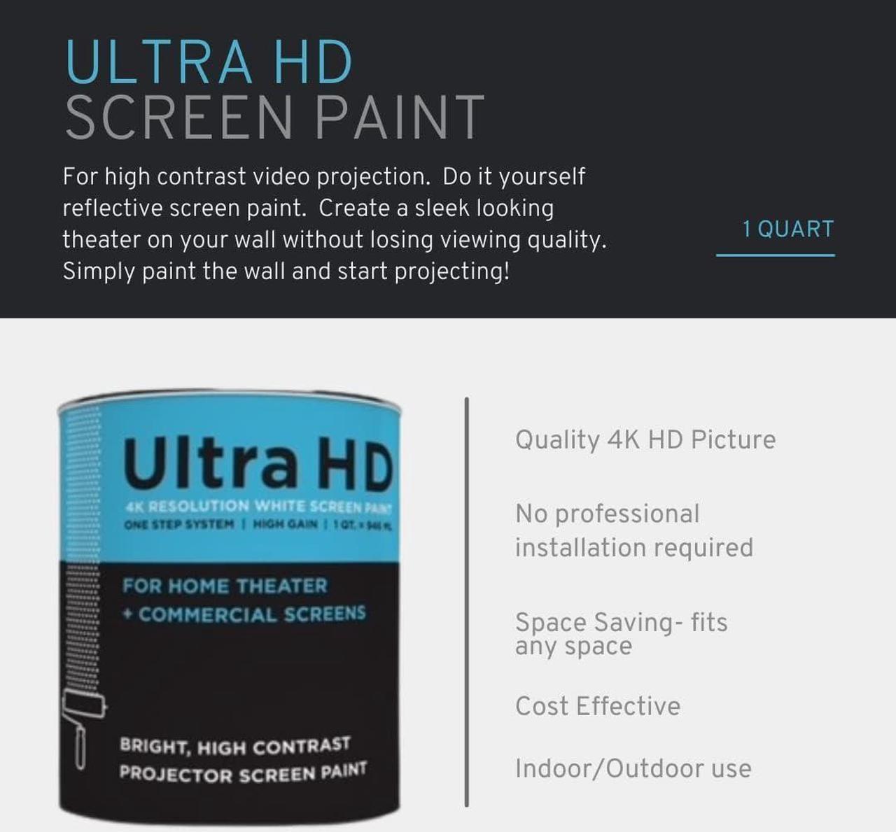 Alt view image 4 of 7 - Ultra HD Premium Screen Paint (Quart)