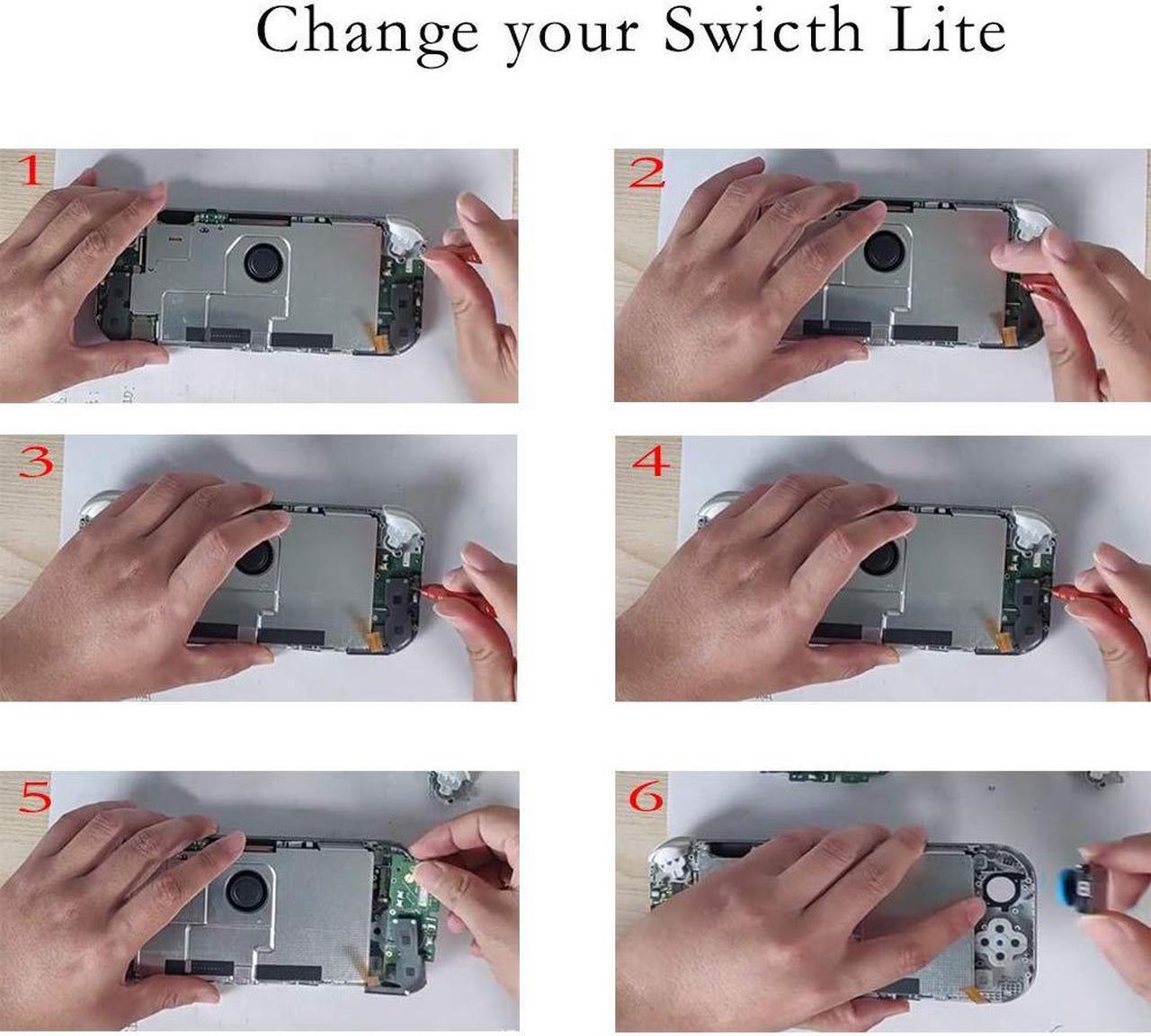 Alt view image 6 of 6 - Replacement Joystick for Nintendo Switch lite, Repair Joystick Replacement Tool Kit for Switch lite and Nintendo Joycon Controller