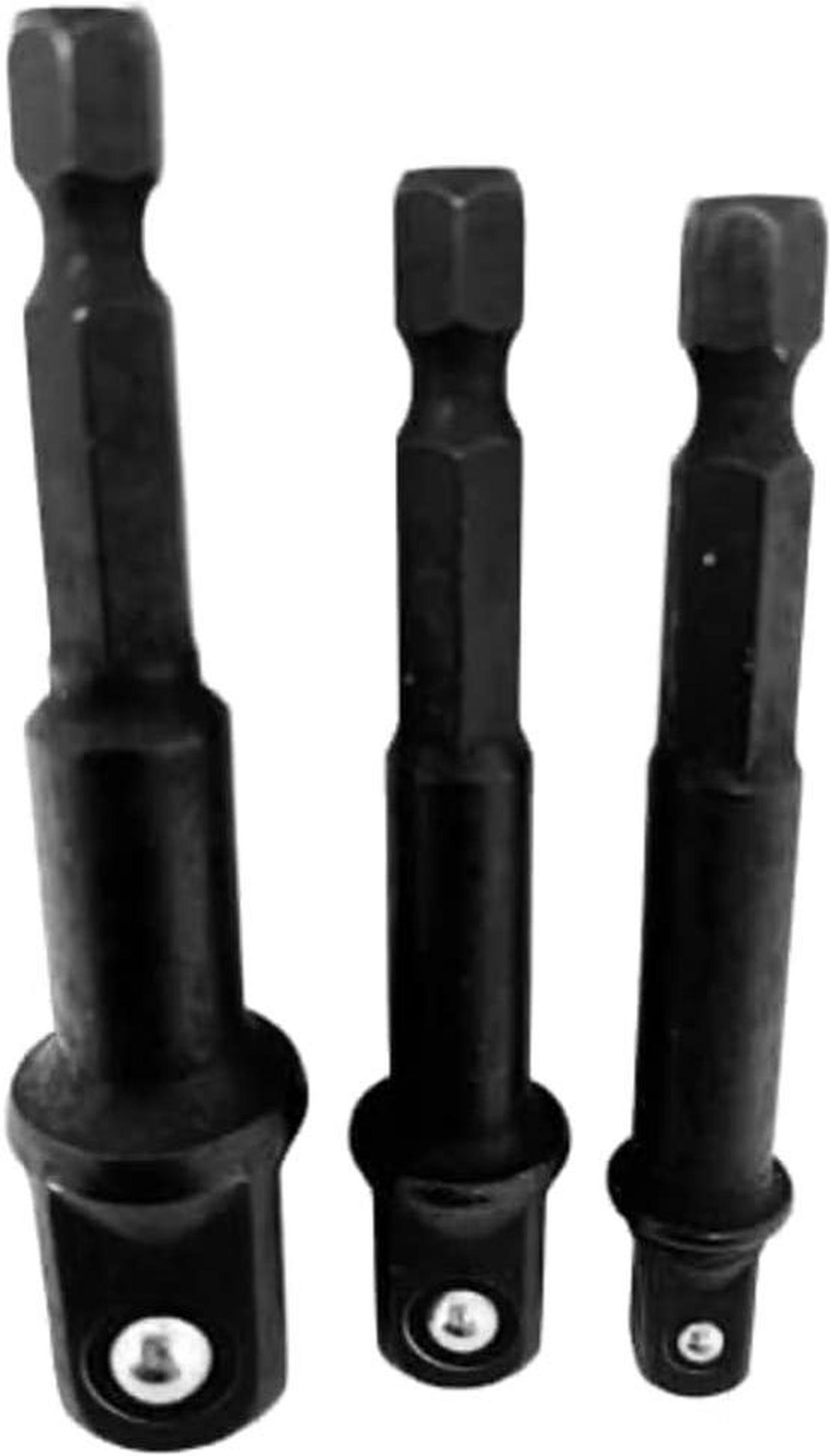 Alt view image 2 of 2 - DeWalt 3-pc Socket Adapter Set includes DW2541IR, DW2542IR, DW2547IR