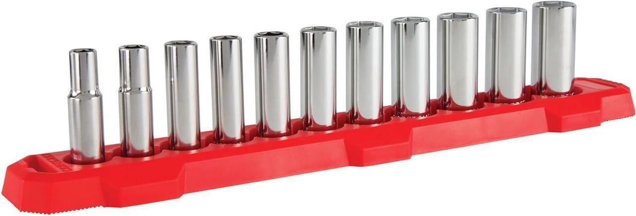Alt view image 6 of 7 - CRAFTSMAN Socket Set, Metric, 3/8" Drive, 6 Pt., 11Piece (CMMT12045)