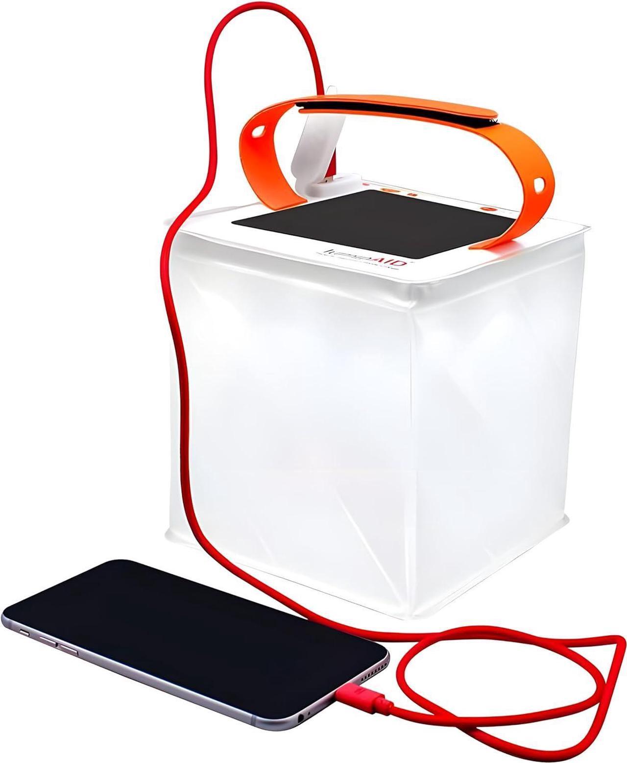 Main image of LuminAID 2-in-1 Solar Camping Lantern and Phone Charger - Inflatable LED Lamp for Camping, Hiking and Travel - Emergency Light for Power Outages, Hurricane, Survival Kits - As Seen on Shark Tank