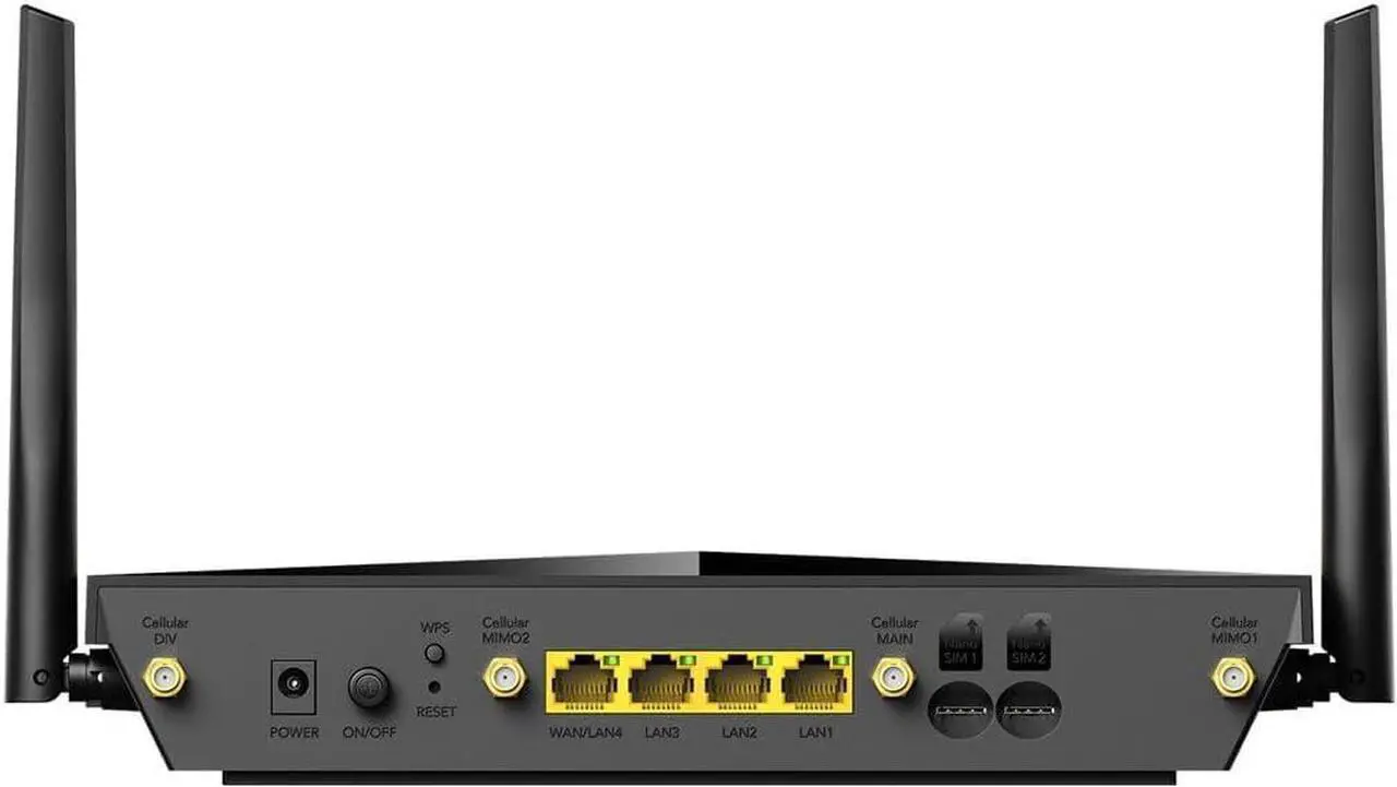 Alt view image 6 of 7 - Cudy 4G LTE Cat 12 WiFi Router, LTE Modem Router, Qualcomm Chipset, Dual SIM 4G Cellular Router, AC1200 Dual Band WiFi, 4 Gigabit Ports, OpenVPN, WireGuard, Band Lock, TTL, at Command