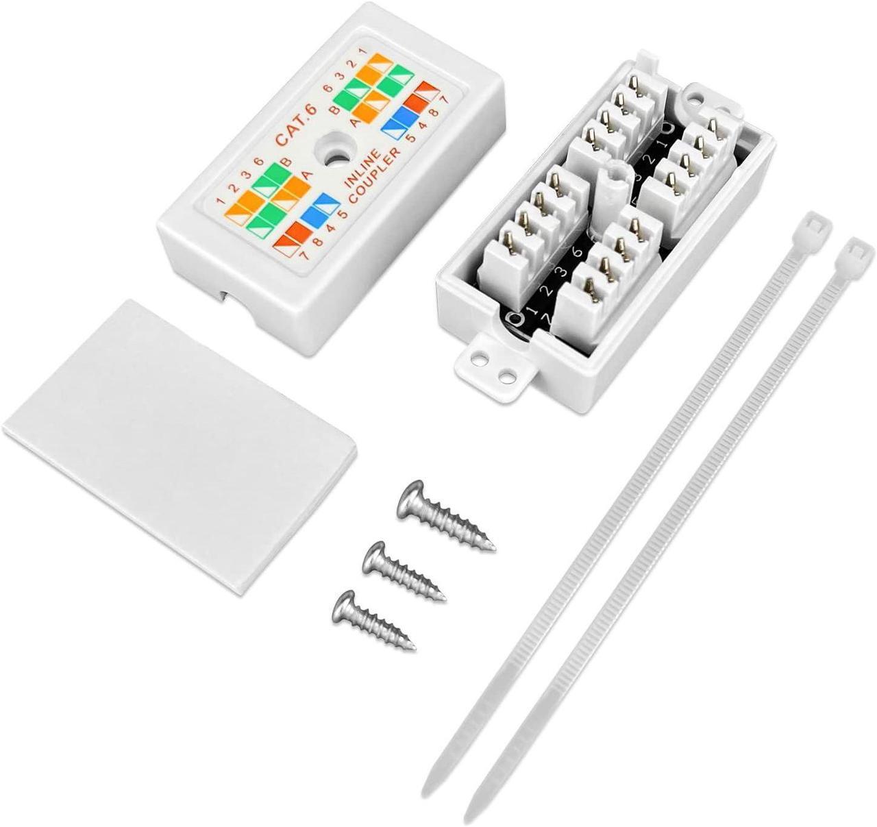 Alt view image 2 of 5 - Cat 6 Junction Box 5 Pack Cat5e Splice connector Unshielded, Punch Down Type