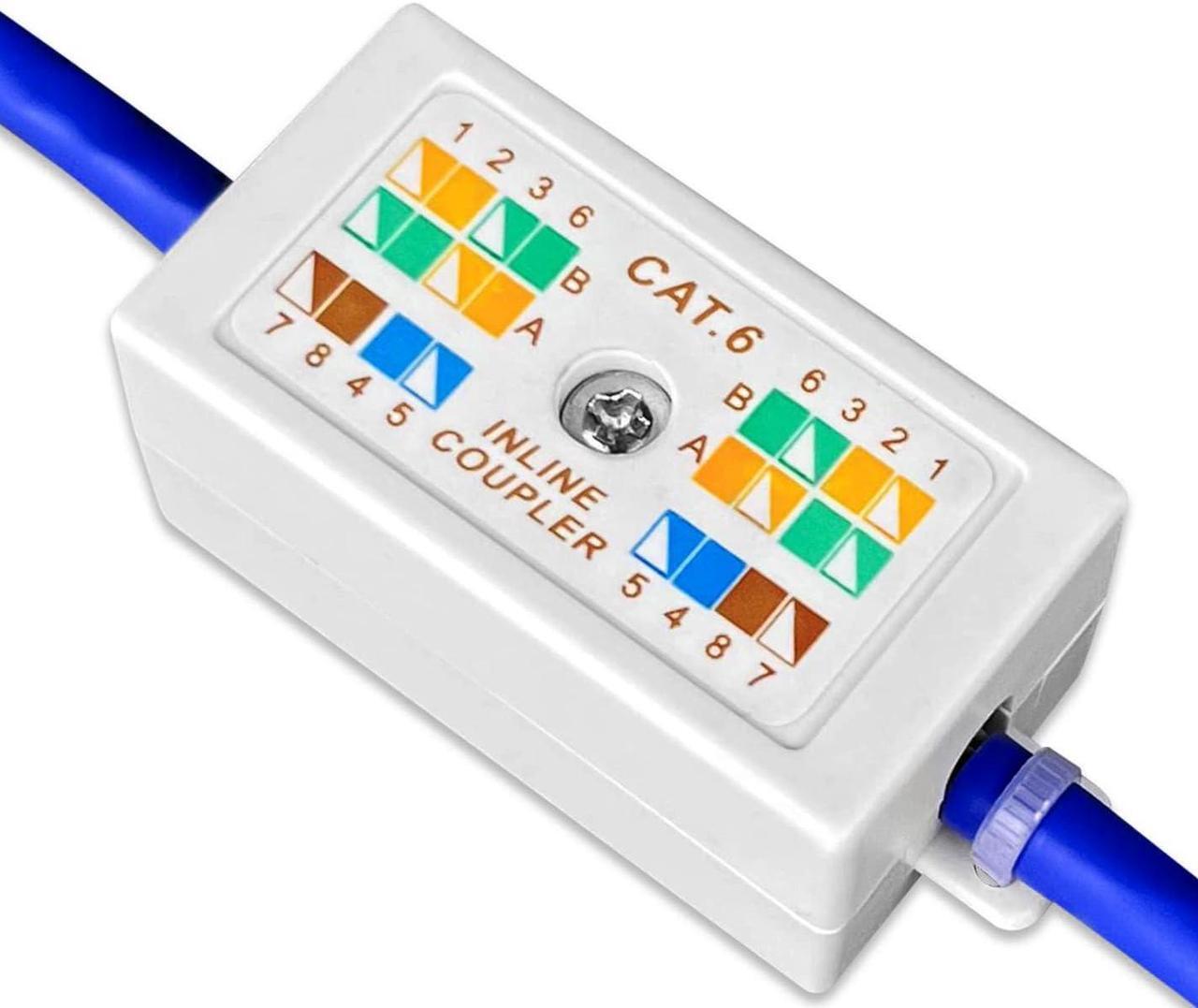 Alt view image 4 of 5 - Cat 6 Junction Box 5 Pack Cat5e Splice connector Unshielded, Punch Down Type