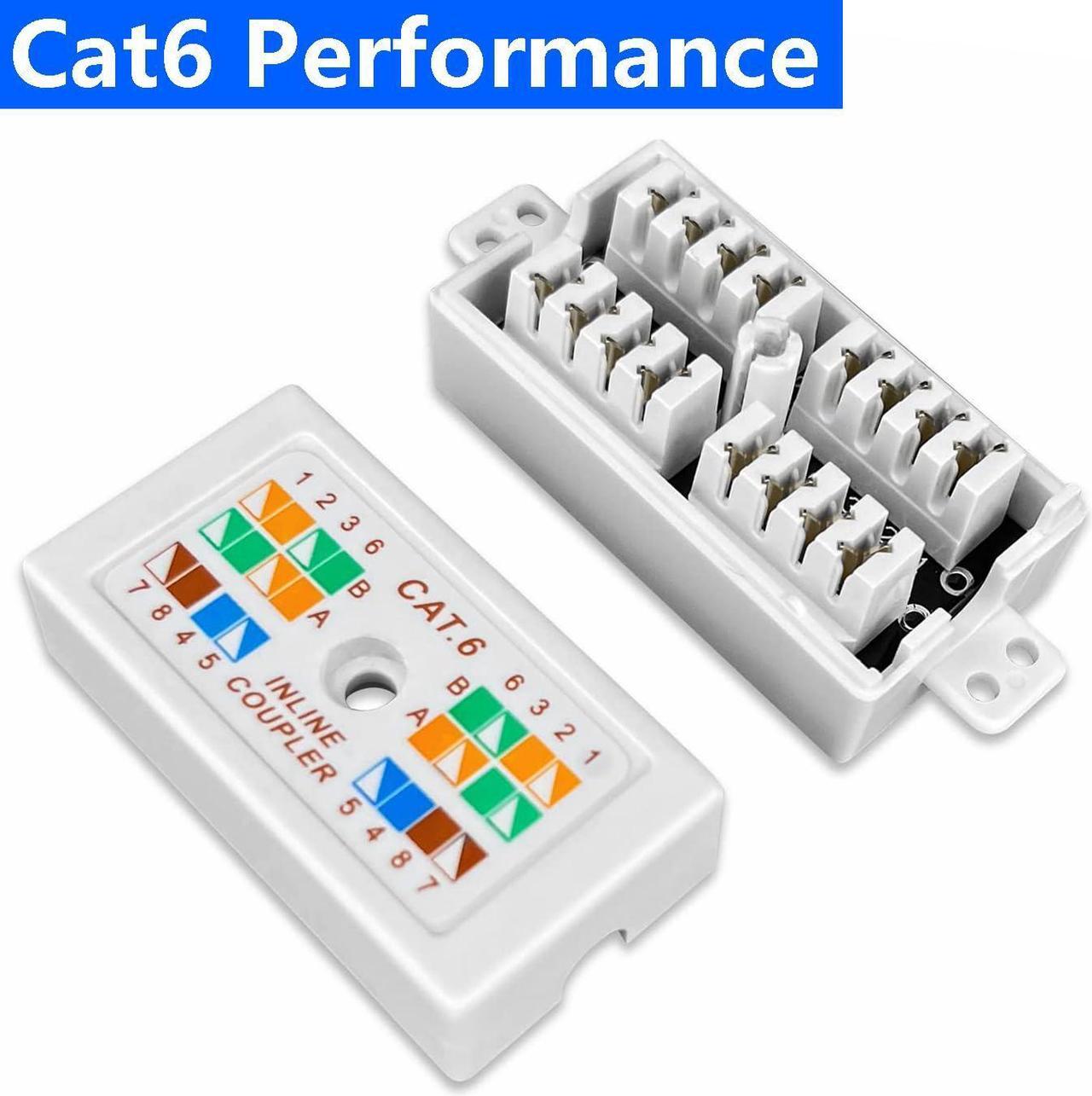 Alt view image 5 of 5 - Cat 6 Junction Box 5 Pack Cat5e Splice connector Unshielded, Punch Down Type