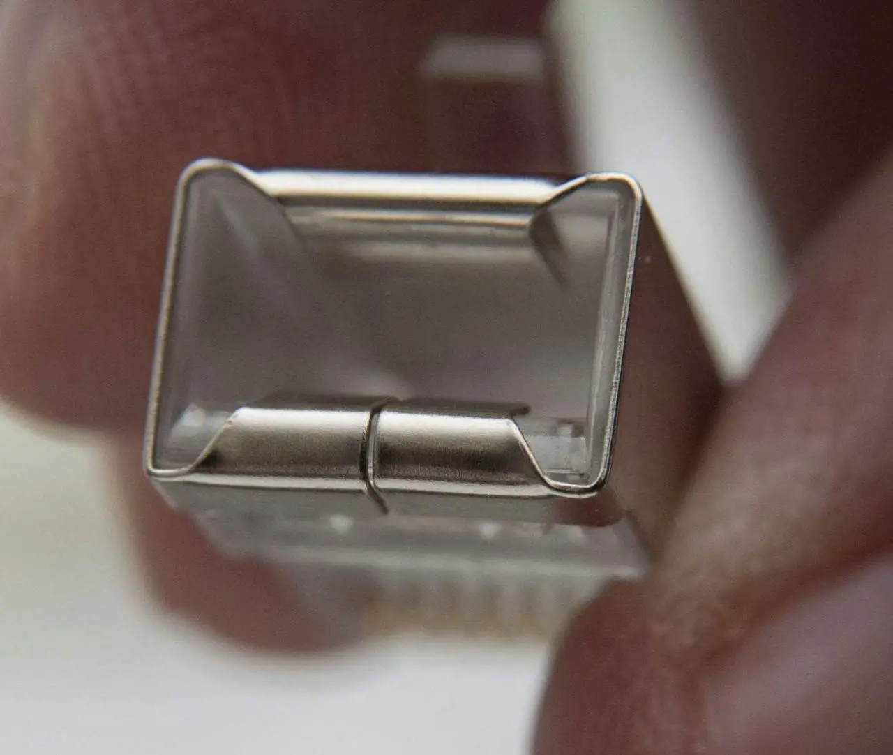 Alt view image 6 of 6 - Shielded rj45 cat6 cat 6a connectors Gold Plated Cat6 Pass Through Connectors 23awg Cat6 Shielded Cat6/Cat6a Modular Plugs Ethernet Ends (60 PCS)