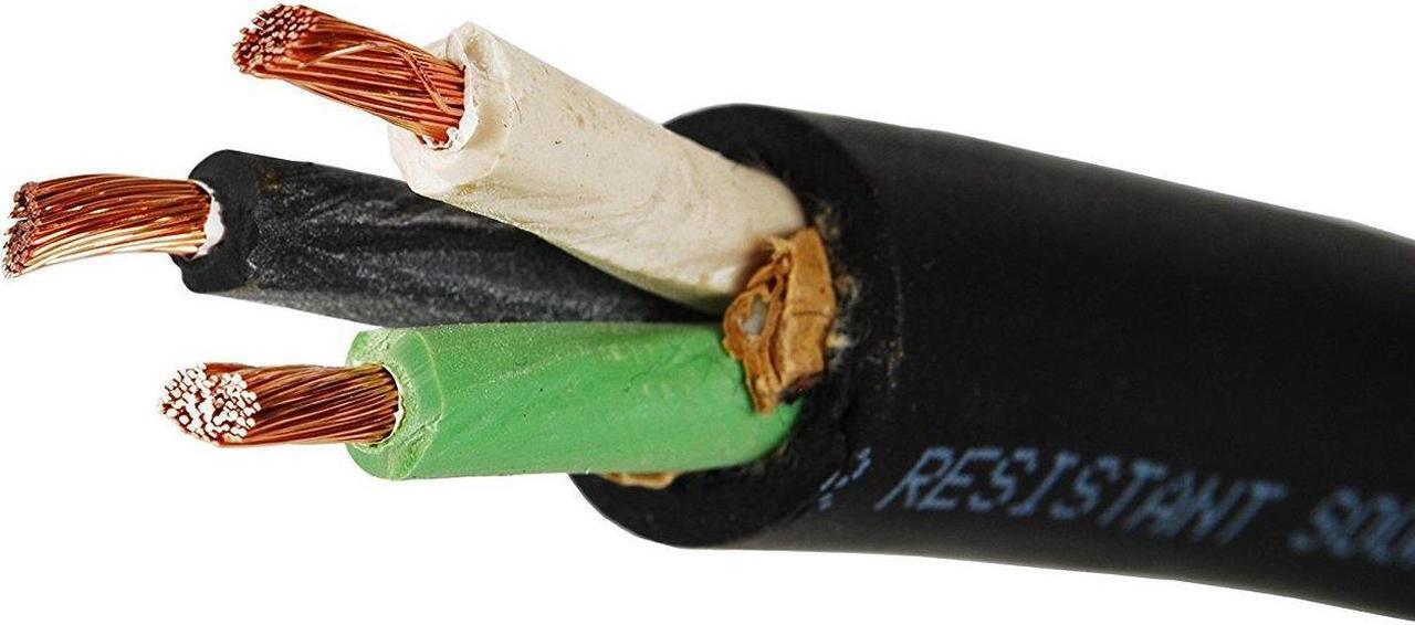 Alt view image 4 of 7 - 75' 10/3 SOOW SO Electric Wire Cord Heavy Duty Portable Power Cable for Indoor, Outdoor, Industrial 10 Gauge 3 Conductor Copper Wire Black