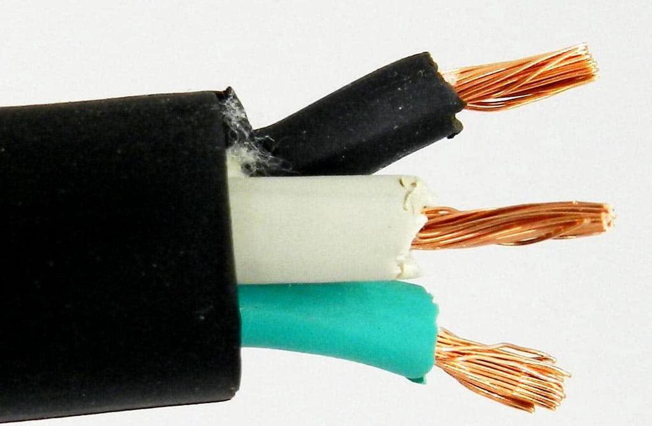 Alt view image 7 of 7 - 75' 10/3 SOOW SO Electric Wire Cord Heavy Duty Portable Power Cable for Indoor, Outdoor, Industrial 10 Gauge 3 Conductor Copper Wire Black
