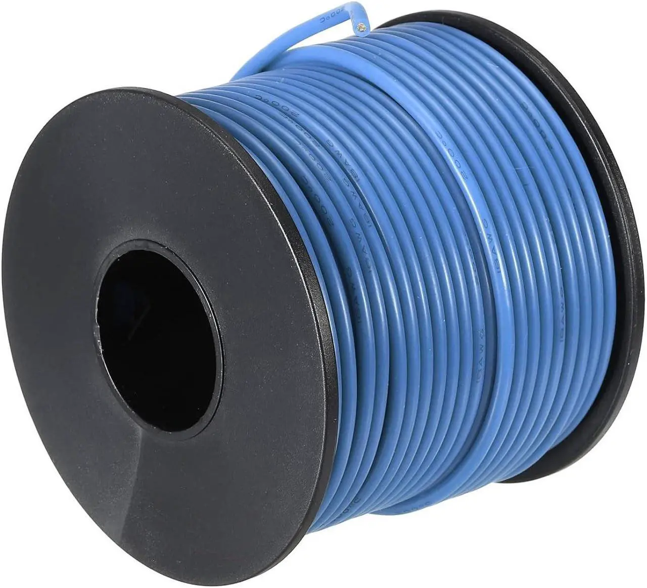 Main image of MECCANIXITY 18 Gauge Wire Silicone Wire 18AWG Electrical Wire Stranded Wire High Temperature Hookup Wire Tinned Copper Wire 30m/100ft Blue Spool for Model Wiring, DIY Wiring
