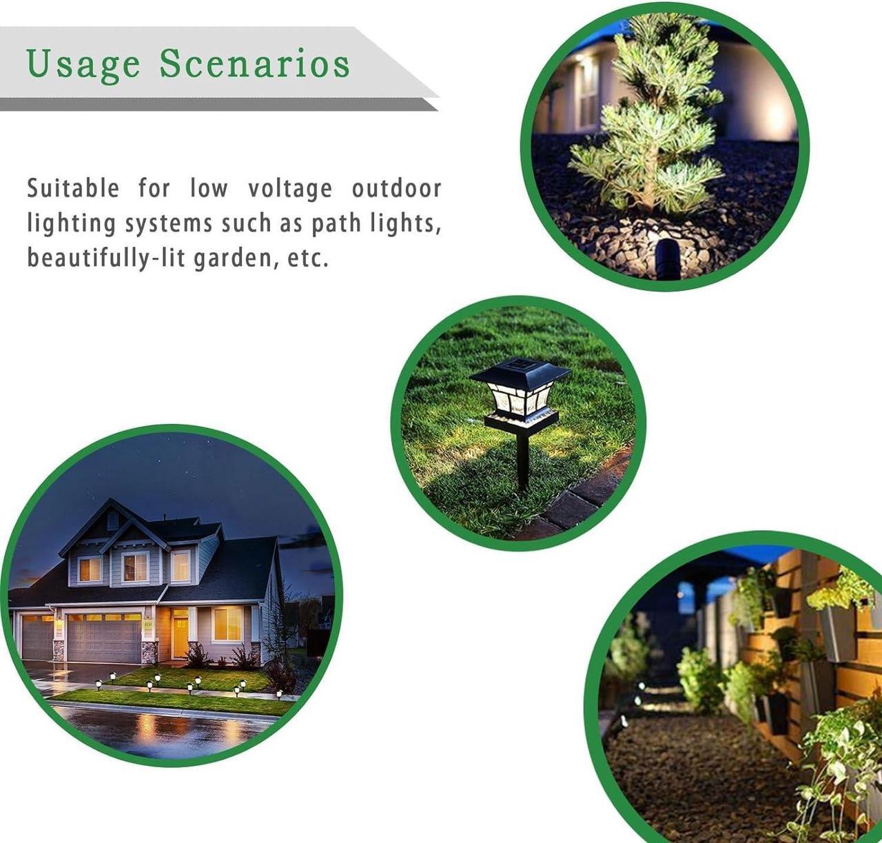 Alt view image 6 of 6 - Low Voltage Landscape Lighting Wire - Outdoor Direct Burial Underground Low-Energy Circuit Cable (16/2 Black, 200ft)