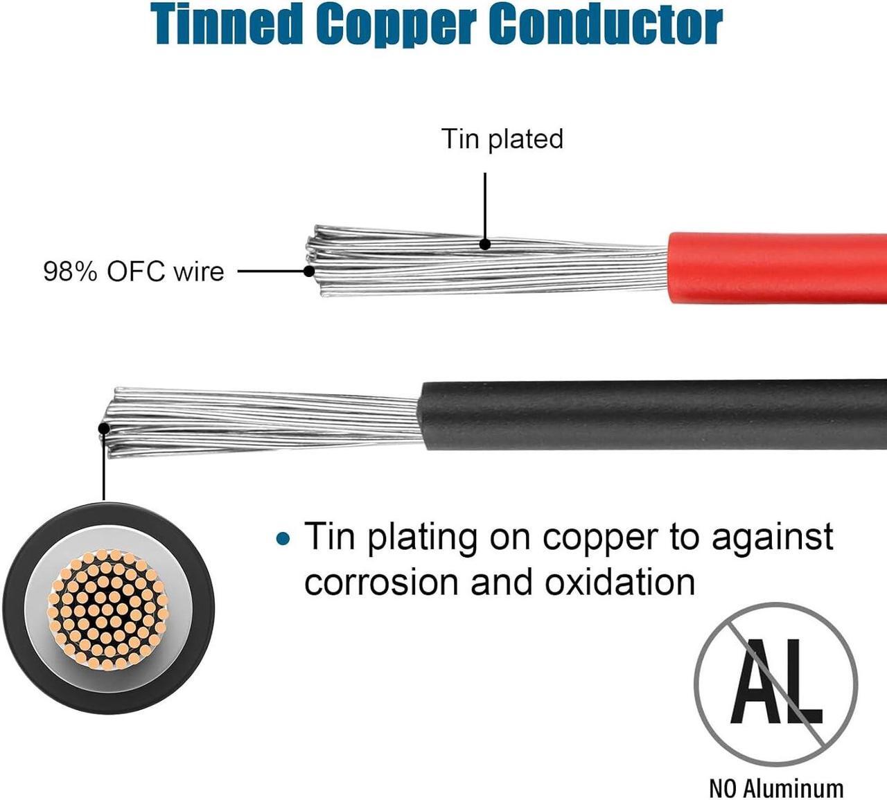 Alt view image 4 of 6 - 18 Gauge Wire 2 Conductor Electrical Wire, 18 AWG Wire Stranded PVC Cord Low Voltage Tinned Copper Wire for Marine, Automotive, LED Cord, Landscape Lighting (18 Gauge 100ft)