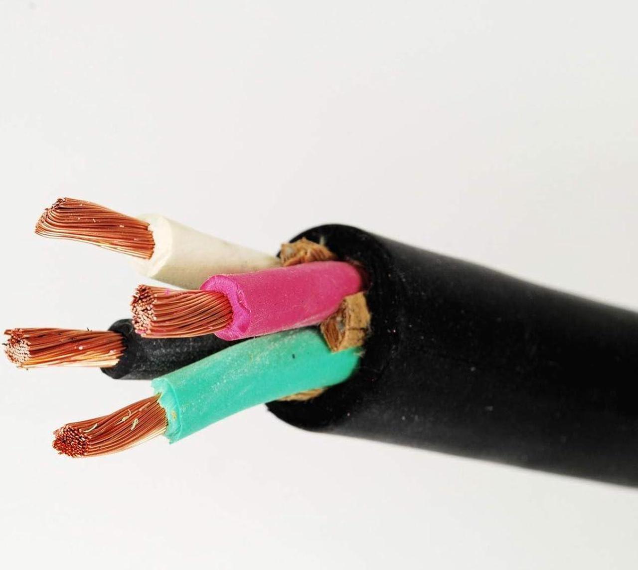 Alt view image 4 of 4 - 50' 12/4 SOOW SO Electric Wire Cord  Heavy Duty Portable Power Cable for Indoor, Outdoor, Industrial  12 Gauge 4 Conductor Copper Wire  Black
