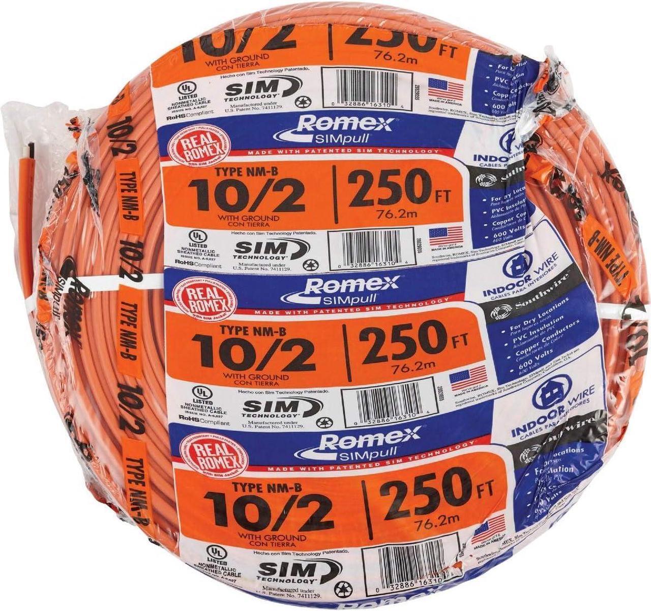 Alt view image 2 of 3 - Southwire 10/2NM-WGX250 Cable