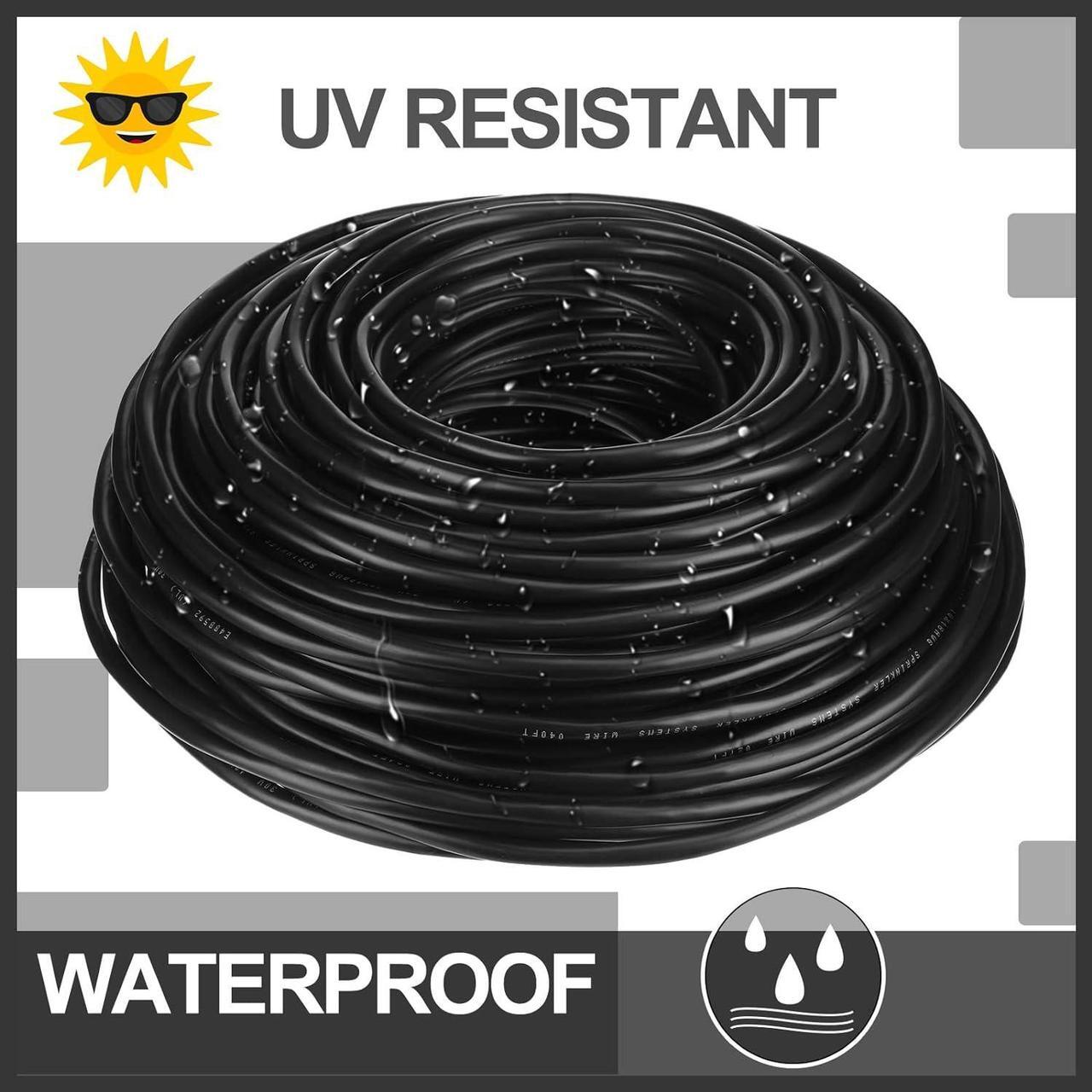 Alt view image 4 of 7 - Solid Sprinkler System Wire, 18 Gauge Irrigation Wire with UV Resistant PVC Jacket Sprinkler Cable for Underground Irrigation System, Field Central Control System, 30V, UL Listed (18/7, 100 Ft)