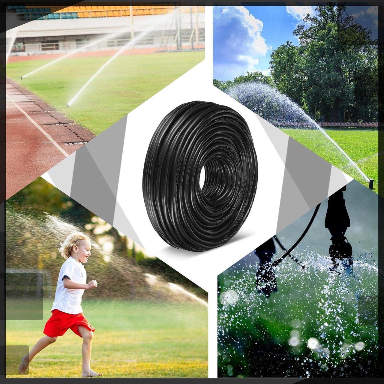 Alt view image 6 of 7 - Solid Sprinkler System Wire, 18 Gauge Irrigation Wire with UV Resistant PVC Jacket Sprinkler Cable for Underground Irrigation System, Field Central Control System, 30V, UL Listed (18/7, 100 Ft)