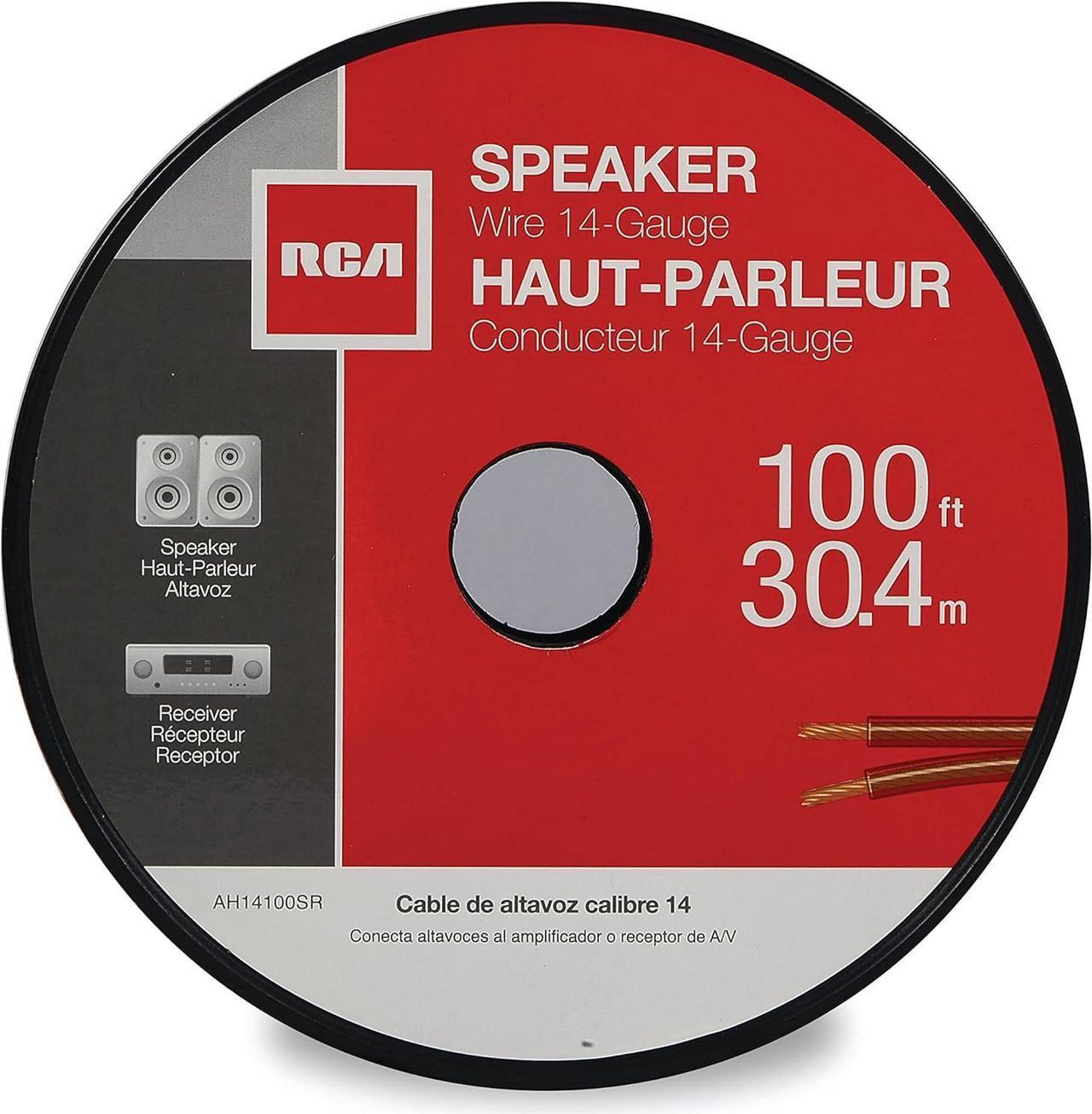 Alt view image 3 of 5 - Rca AH14100SR 14-Gauge Speaker Wire (100 feet)