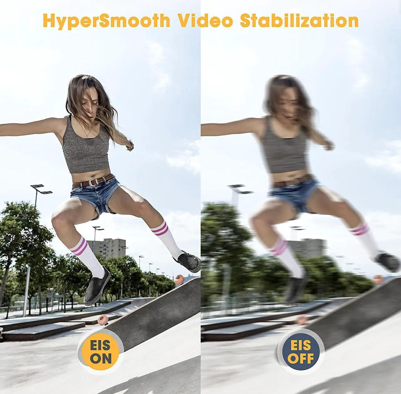 Alt view image 3 of 7 - CAMPARK Action Camera 4K 20MP Waterproof Camera Dual Screen WiFi Touch Screen Vlog Camera EIS Remote Control 131ft Underwater Sport Camera with 2 x 1350mAh Batteries and Accessories Kits
