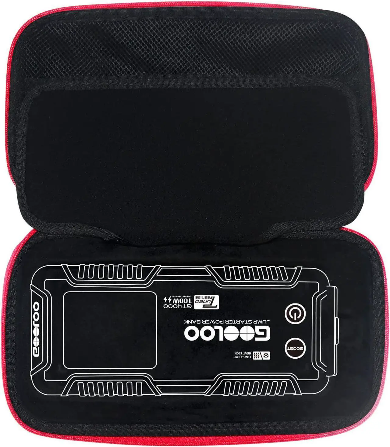 Alt view image 2 of 7 - GOOLOO Eva Protection Case for GT3000 GT4000 GT4000S 12V Gooloo Jump Starters,Portable Hard Storage Case Car Tool Gadgets Carry Bag