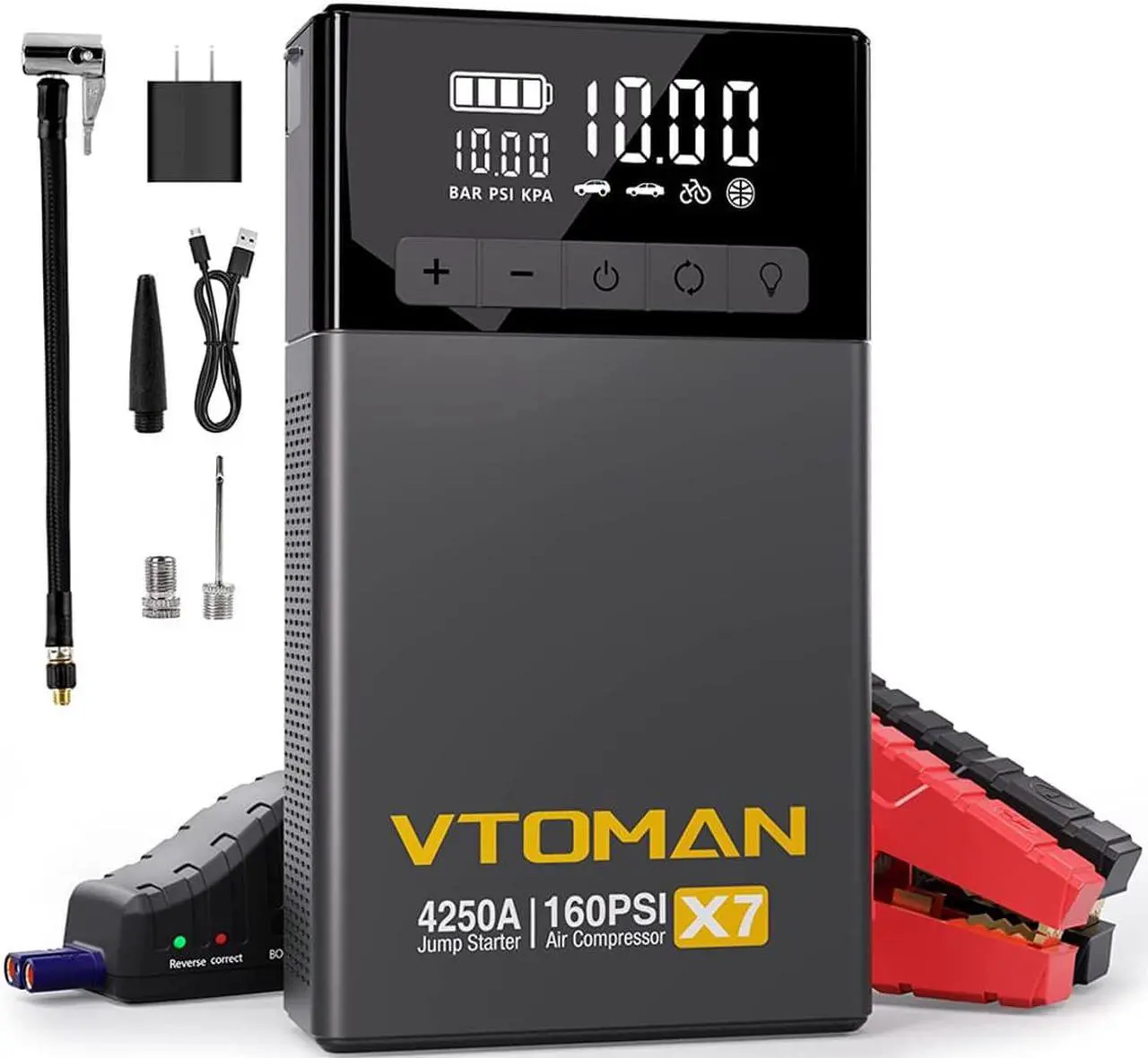 VTOMAN X7 Jump Starter Kit