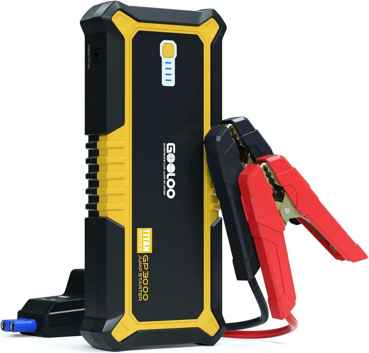 Main image of GOOLOO GP3000 3000A Jump Starter,12V Car Battery Jump Starter for up to 9.0L Gas Engines & 7.0L Diesel, Supersafe Lithium Jump Box Battery Booster Pack, Auto Battery Starter with USB Quick Charge
