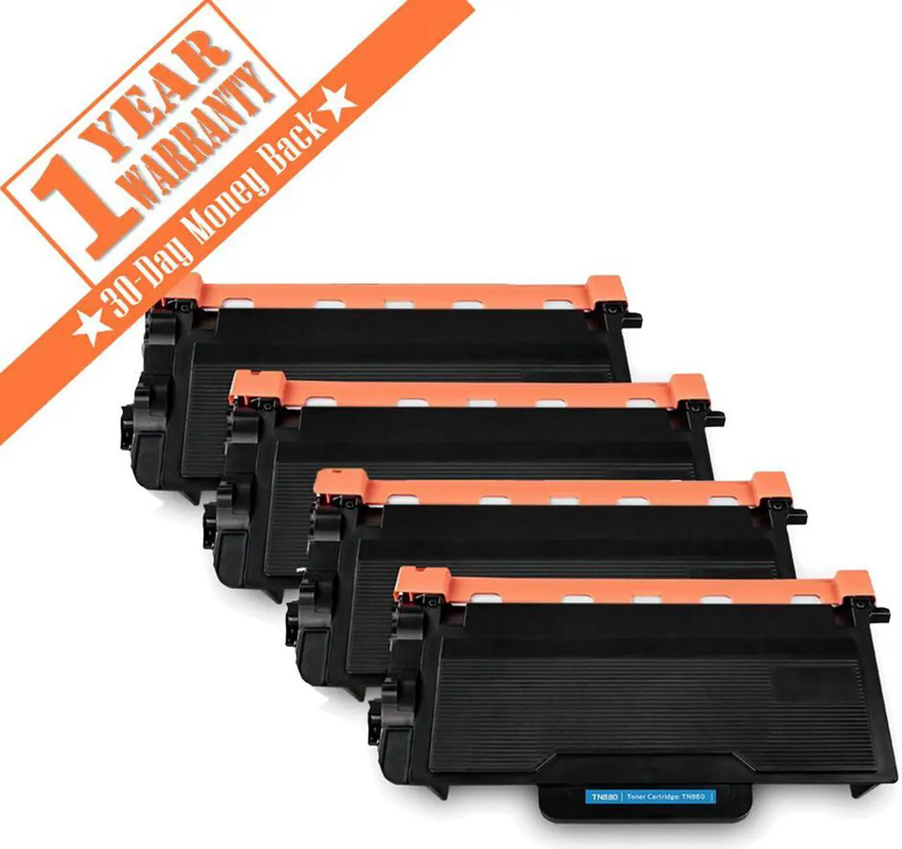Main image of Compatible Brother TN880 Black Toner Cartridge 4PK for Brother HLL6200DW HLL6200DWT MFCL6700DW HLL6250DW HLL6300DW HLL6400DW HLL6400DWT MFCL6750 MFCL6800 MFCL6900DW Printer