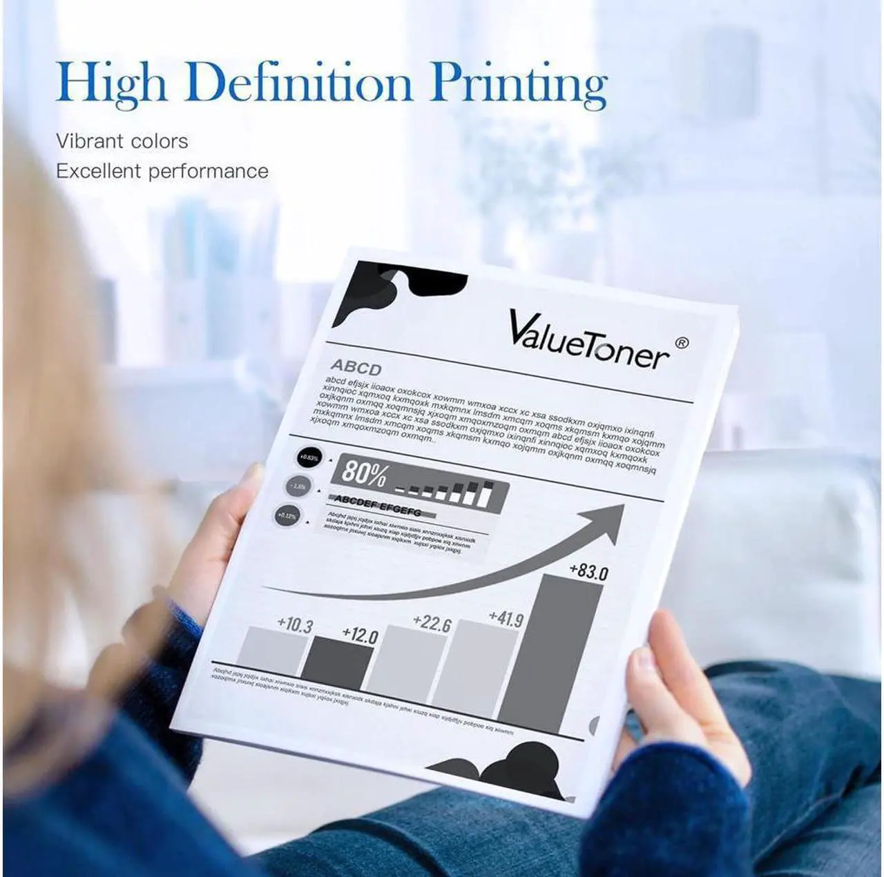 Alt view image 2 of 5 - Valuetoner Compatible Toner Cartridge Replacement for  30A CF230A 30X CF230X for Laserjet Pro MFP M203dw M227fdn M227fdw M203dn M203d M227sdn M227 M203 Printer (2 Black)