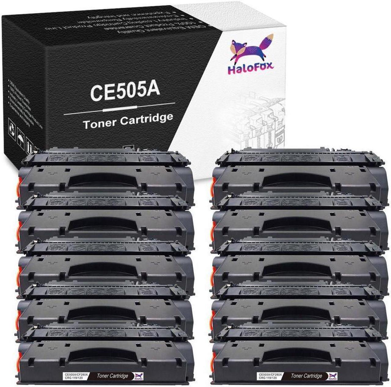 Main image of 10PK High Yield 05A CE505A Toner Compatible for  LaserJet P2035N P2055DN P2055