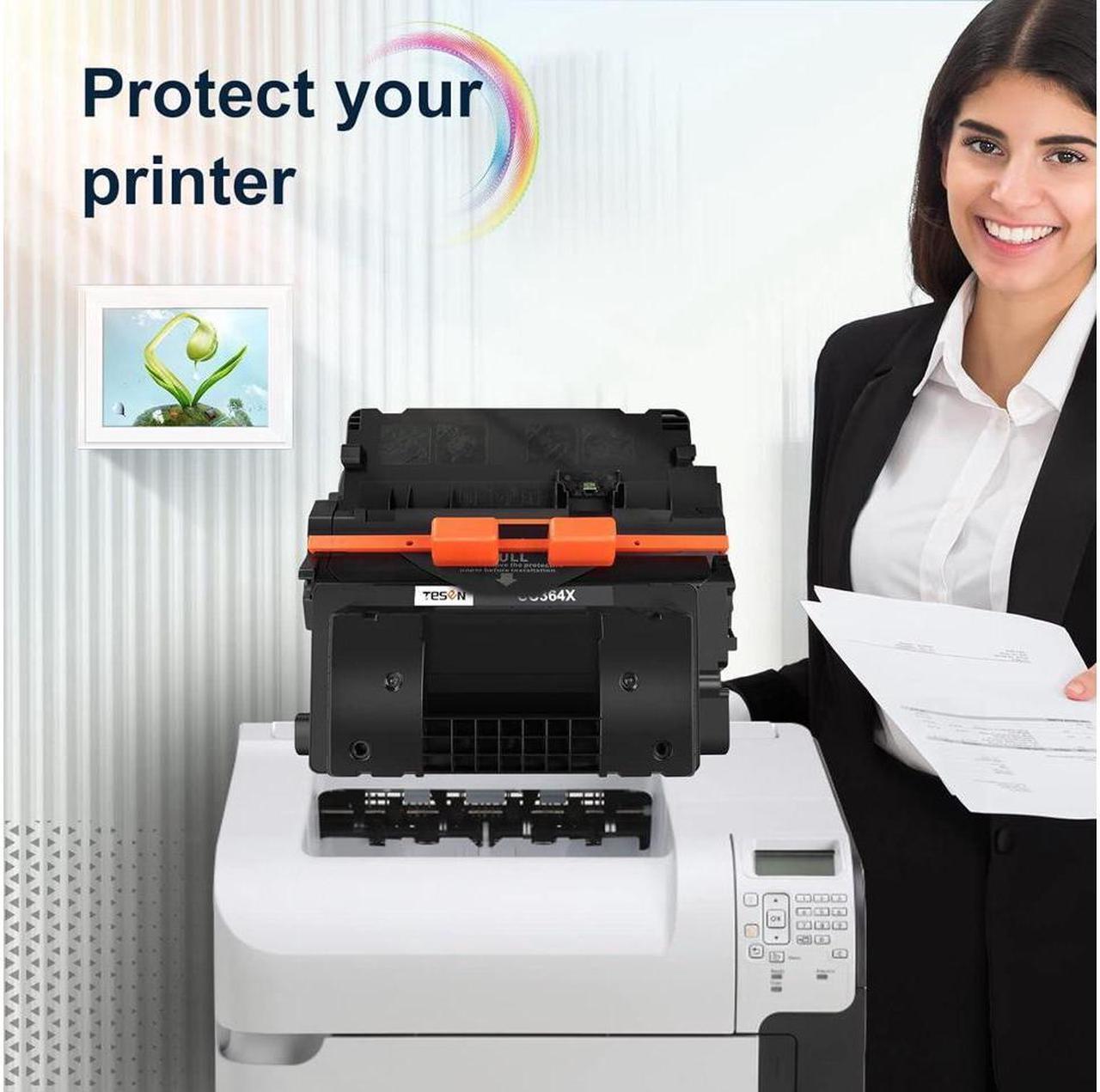 Alt view image 4 of 5 - TESEN Compatible Toner Cartridge Replacement for 64X 90X CC364X CE390X (1-Pack, High-Yield) Work with Laserjet P4015 P4515 Series, Enterprise 600 M602 M603 Series, Enterprise M4555 Series
